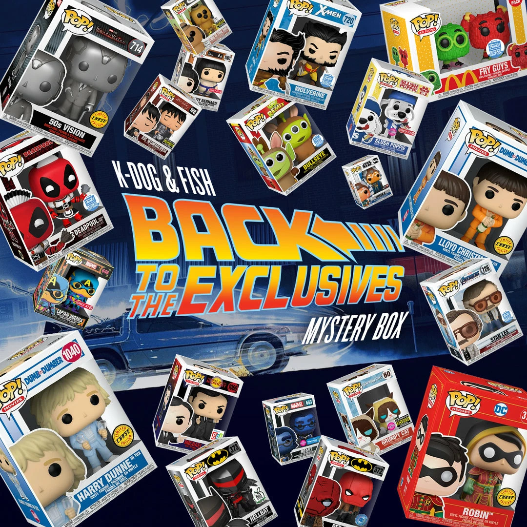K-DOG & FISH: "BACK TO THE EXCLUSIVE" - MYSTERY BOX (SOLD OUT) Mystery Boxes! 1 K-DOG & FISH: "BACK TO THE EXCLUSIVE" - MYSTERY BOX (SOLD OUT) Mystery Boxes!