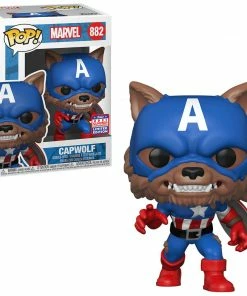 K-Dog & Fish MARVEL - CAPWOLF (FUNKON) EXCLUSIVE Hard To Find Pops