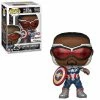 K-Dog & Fish MARVEL: FALCON AND THE WINTER SOLDIER - CAPTAIN AMERICA (SAM WILSON) WITH SHIELD (YEAR OF THE SHIELD) EXCLUSIVE Funko POP! Exclusives