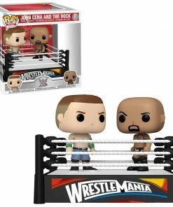K-Dog & Fish WWE - JOHN CENA AND THE ROCK (IN THE RING) POP DELUXE Sports