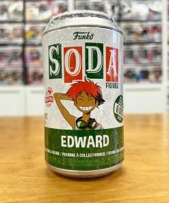 K-Dog & Fish FUNKO SODA CAN: VINYL FIGURE - COWBOY BEBOP: EDWARD (LIMITED 6,000)