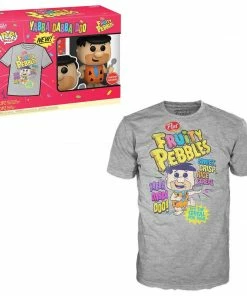 K-Dog & Fish THE FLINTSTONES - FRED FLINTSONE (FRUITY PEBBLES) POP & TEE BOX (EXCLUSIVE) Funko POP! Exclusives
