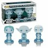K-Dog & Fish Funko POP! Exclusives STAR WARS: FORCE GHOST 3-PACK (GLOW) EXCLUSIVE (BOX IMPERFECTIONS)