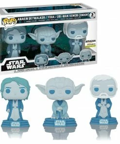 K-Dog & Fish Funko POP! Exclusives STAR WARS: FORCE GHOST 3-PACK (GLOW) EXCLUSIVE (BOX IMPERFECTIONS)