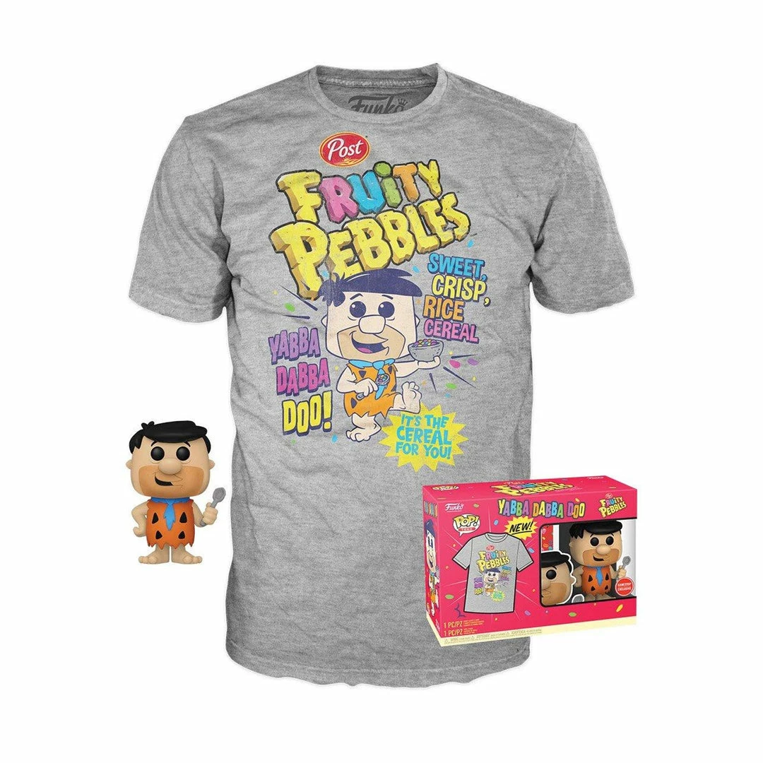 K-Dog & Fish THE FLINTSTONES - FRED FLINTSONE (FRUITY PEBBLES) POP & TEE BOX (EXCLUSIVE) Funko POP! Exclusives 3 K-Dog & Fish THE FLINTSTONES - FRED FLINTSONE (FRUITY PEBBLES) POP & TEE BOX (EXCLUSIVE) Funko POP! Exclusives
