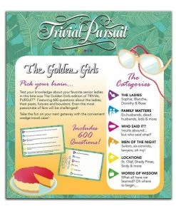 K-Dog & Fish Accessories & Merch TRIVIAL PURSUIT: THE GOLDEN GIRLS
