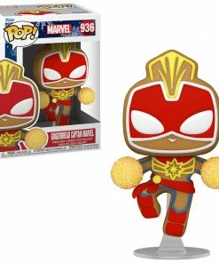 K-Dog & Fish 2 FOR $30 MARVEL: HOLIDAY - GINGERBREAD CAPTAIN MARVEL