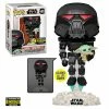 K-Dog & Fish Funko POP! Exclusives STAR WARS: THE MANDALORIAN - DARK TROOPER WITH GROGU (GLOW) EXCLUSIVE