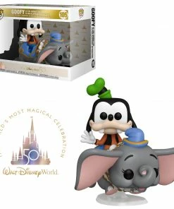 K-Dog & Fish Funko POP! Rides DISNEY WORLD 50TH - GOOFY ON DUMBO (SUPER DELUXE POP RIDE)