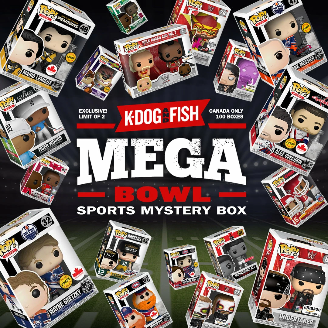 Mystery Boxes! K-DOG & FISH: MEGA-BOWL SPORTS MYSTERY BOX (UPDATE: SOLD OUT) 1 Mystery Boxes! K-DOG & FISH: MEGA-BOWL SPORTS MYSTERY BOX (UPDATE: SOLD OUT)