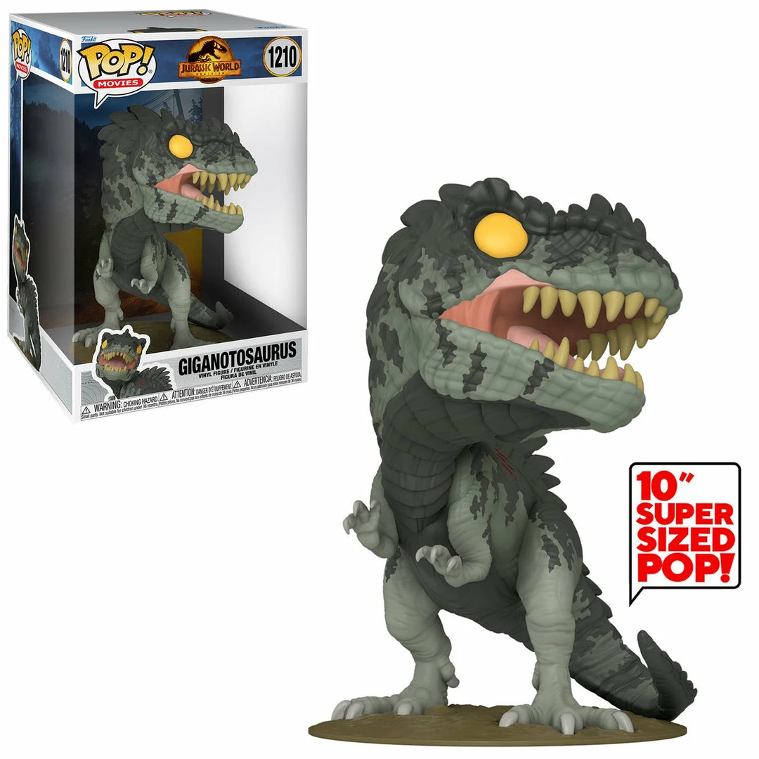 K-Dog & Fish Funko: Super Sized POP! JURASSIC WORLD: DOMINION - GIGANOTOSAURUS (10") SUPER-SIZED 1 K-Dog & Fish Funko: Super Sized POP! JURASSIC WORLD: DOMINION - GIGANOTOSAURUS (10") SUPER-SIZED