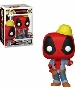 K-Dog & Fish MARVEL - DEADPOOL: 30TH ANNIVERSARY - CONSTRUCTION WORKER DEADPOOL (EXCLUSIVE) Hard To Find Pops