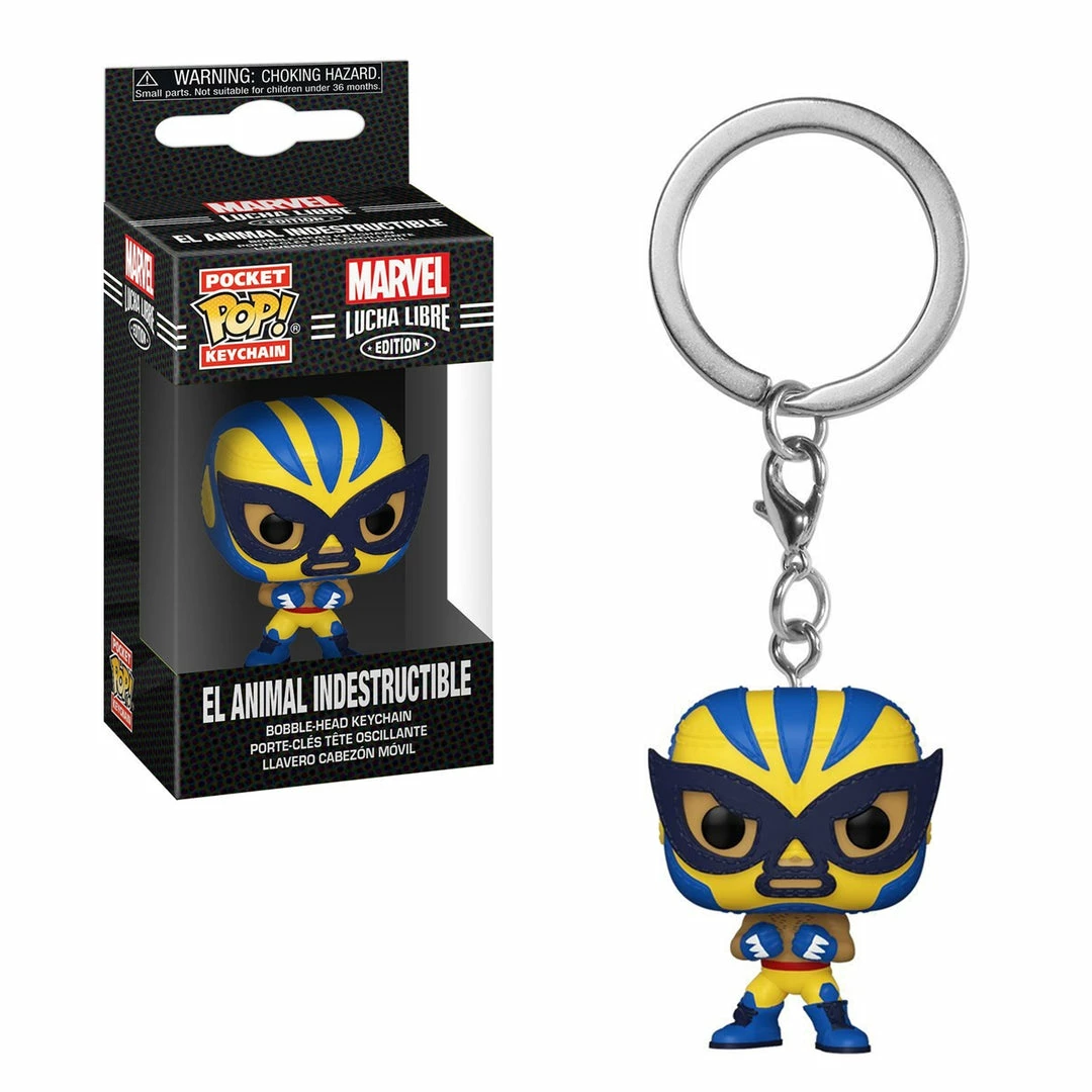 K-Dog & Fish Pocket Pop! Keychains POCKET POP KEYCHAIN - MARVEL LUCHA LIBRE EDITION: EL ANIMAL INDESTRUCTIBLE (WOLVERINE) 1 K-Dog & Fish Pocket Pop! Keychains POCKET POP KEYCHAIN - MARVEL LUCHA LIBRE EDITION: EL ANIMAL INDESTRUCTIBLE (WOLVERINE)