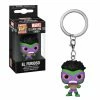 K-Dog & Fish Pocket Pop! Keychains POCKET POP KEYCHAIN - MARVEL LUCHA LIBRE EDITION: EL FURIOSO (HULK)