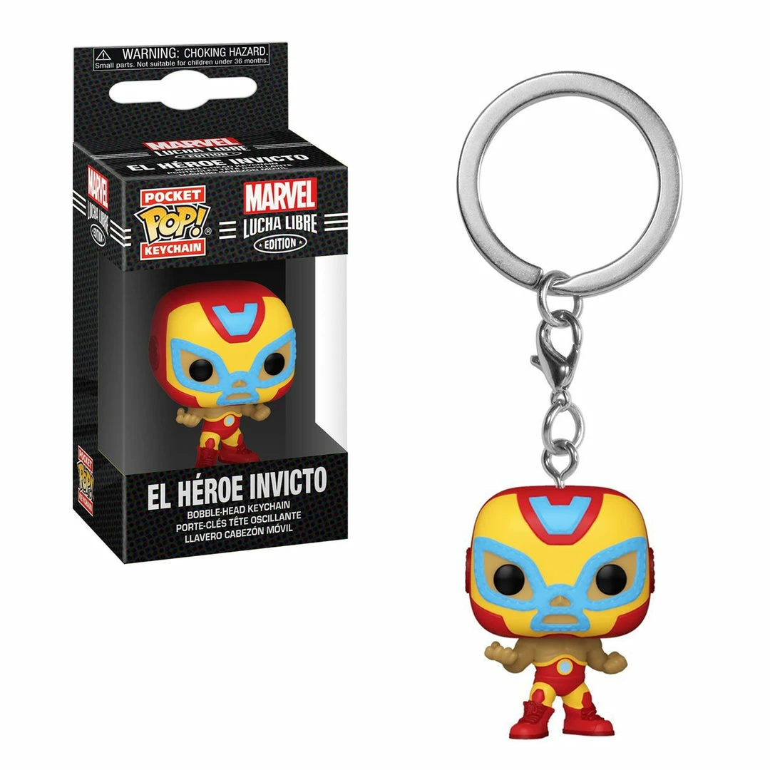 K-Dog & Fish POCKET POP KEYCHAIN - MARVEL LUCHA LIBRE EDITION: EL HEROE INVICTO (IRON MAN) 1 K-Dog & Fish POCKET POP KEYCHAIN - MARVEL LUCHA LIBRE EDITION: EL HEROE INVICTO (IRON MAN)