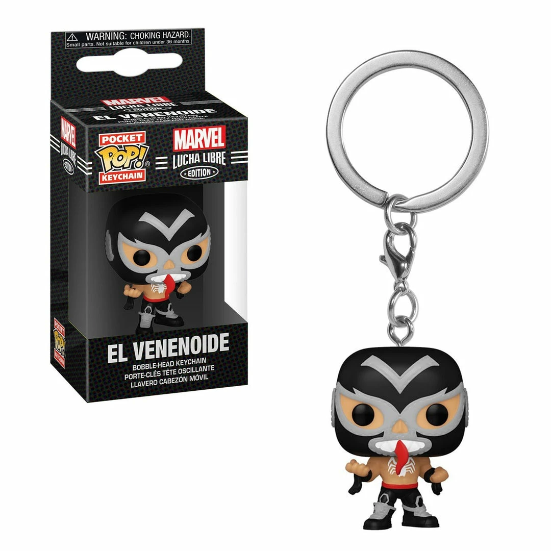 K-Dog & Fish Pocket Pop! Keychains POCKET POP KEYCHAIN - MARVEL LUCHA LIBRE EDITION: EL VENENOIDE (VENOM) 1 K-Dog & Fish Pocket Pop! Keychains POCKET POP KEYCHAIN - MARVEL LUCHA LIBRE EDITION: EL VENENOIDE (VENOM)