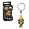 K-Dog & Fish POCKET POP KEYCHAIN - MARVEL LUCHA LIBRE EDITION: LA ESTRELLA COSMICA (CAPTAIN MARVEL)