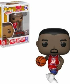 K-Dog & Fish NBA: LEGENDS - MAGIC JOHNSON (1986 ALL-STAR RED JERSEY) SHARED EXCLUSIVE Funko POP! Exclusives
