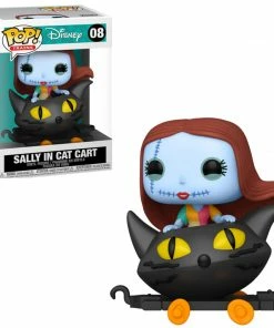 K-Dog & Fish NIGHTMARE BEFORE CHRISTMAS: TRAIN DELUXE - SALLY IN CAT CART 2 FOR $30