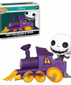 K-Dog & Fish NIGHTMARE BEFORE CHRISTMAS: TRAIN DELUXE - JACK SKELLINGTON IN ENGINE