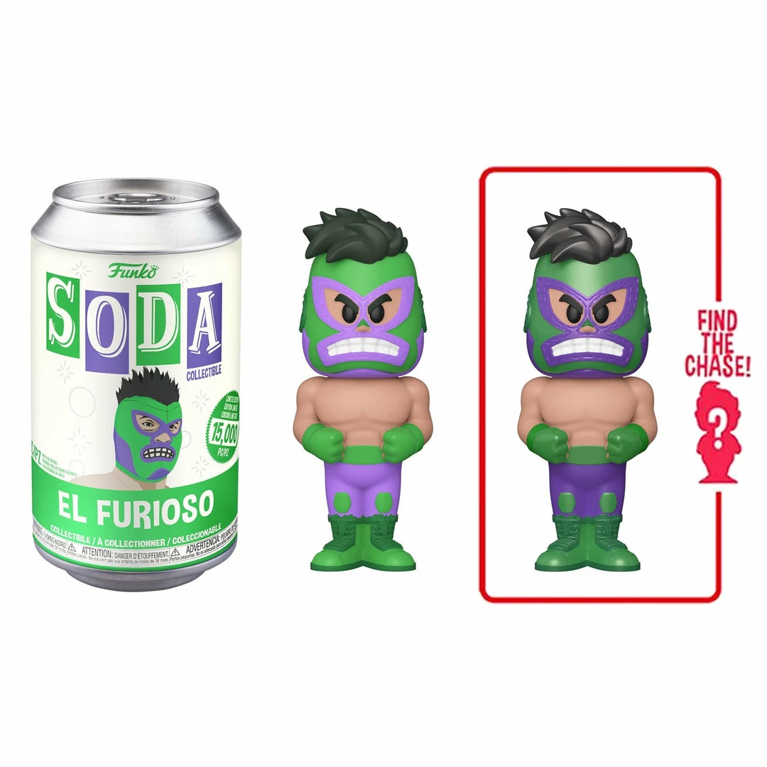 K-Dog & Fish FUNKO SODA CAN: VINYL FIGURE - MARVEL: LUCHADORES - HULK (LIMITED 15,000) 1 K-Dog & Fish FUNKO SODA CAN: VINYL FIGURE - MARVEL: LUCHADORES - HULK (LIMITED 15,000)