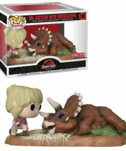 K-Dog & Fish JURASSIC PARK: 30TH ANNIVERSARY - ELLIE SATTLER WITH TRICERATOPS (EXCLUSIVE) POP MOMENT Funko POP! Exclusives