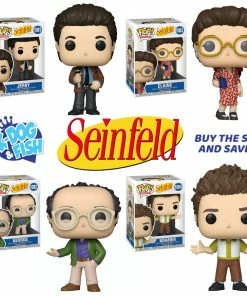 K-Dog & Fish SEINFELD - SET OF 4