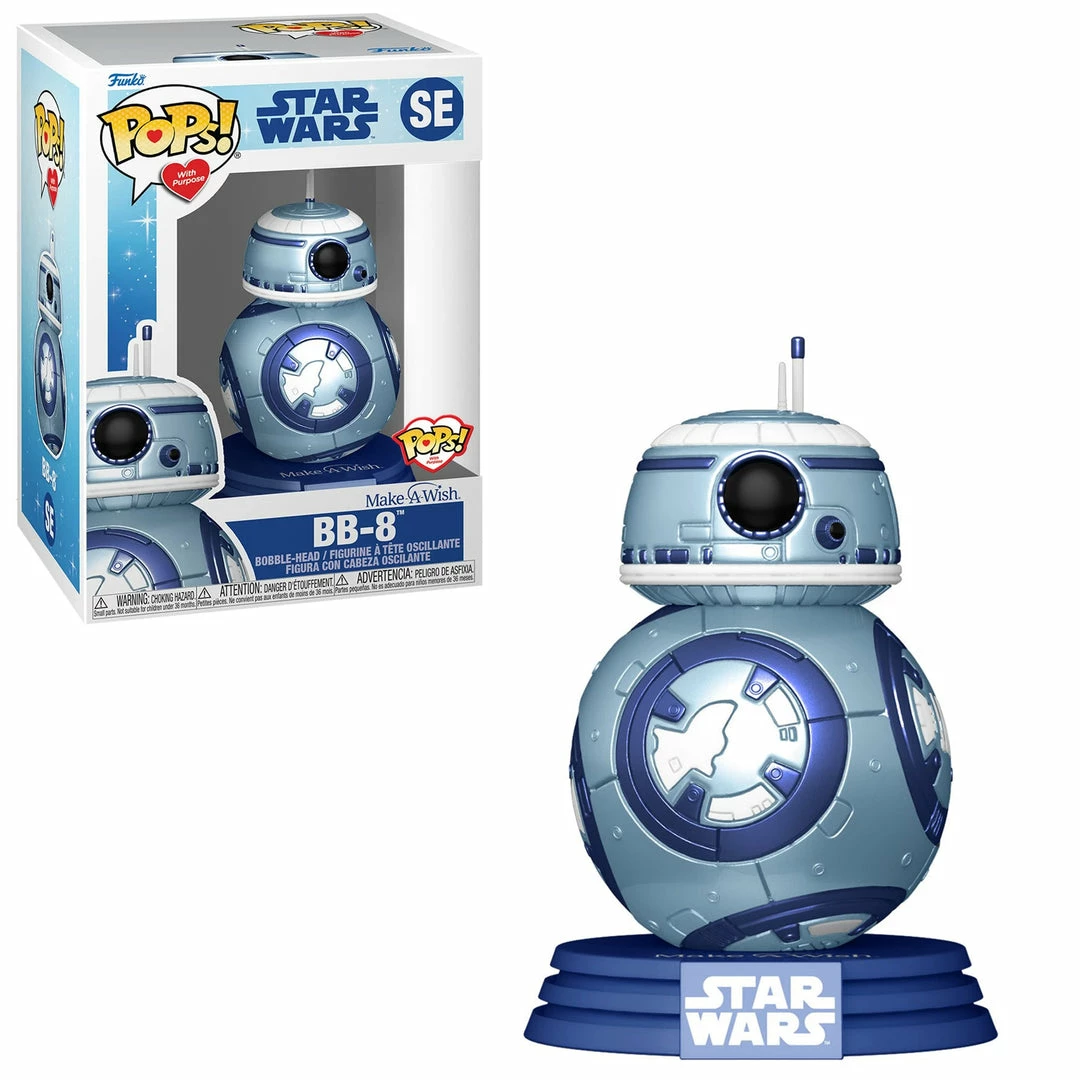 K-Dog & Fish STAR WARS: BB-8 (METALLIC) MAKE-A-WISH (POPS WITH A PURPOSE) 1 K-Dog & Fish STAR WARS: BB-8 (METALLIC) MAKE-A-WISH (POPS WITH A PURPOSE)