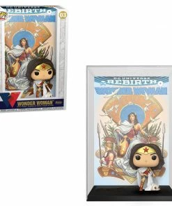 K-Dog & Fish COMIC COVERS - DC: WONDER WOMAN 80TH (REBIRTH ON THRONE) Funko: Comic Book Covers