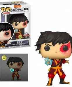 K-Dog & Fish Hard To Find Pops AVATAR: THE LAST AIRBENDER - ZUKO: WITH LIGHTNING (2020) BOX 838 (GLOW) EXCLUSIVE