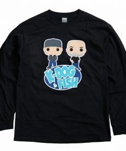 K-DOG & FISH: LONGSLEEVE SHIRT - YOUTUBE LOGO