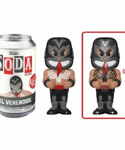 K-Dog & Fish FUNKO SODA CAN: VINYL FIGURE - MARVEL: LUCHADORES - VENOM (LIMITED 15,000)