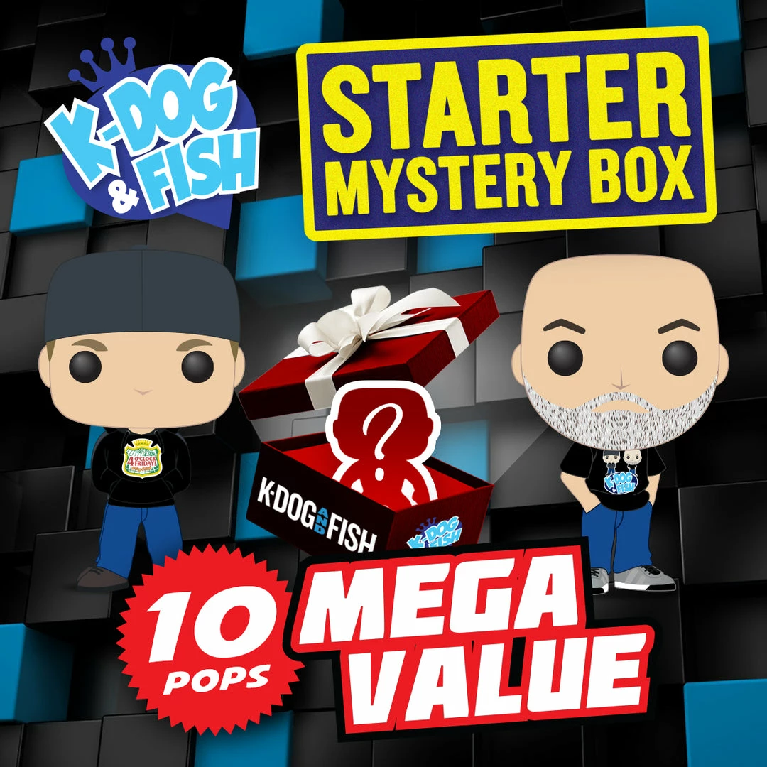Starter Mystery Boxes K-DOG & FISH STARTER MYSTERY BOX - MEGA VALUE - 10 POPS! 1 Starter Mystery Boxes K-DOG & FISH STARTER MYSTERY BOX - MEGA VALUE - 10 POPS!