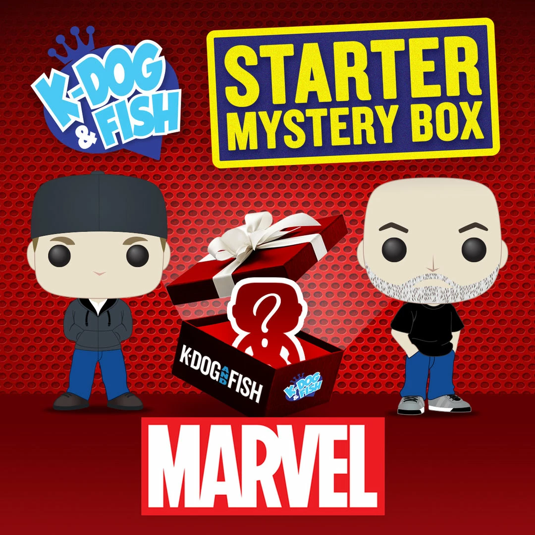 Starter Mystery Boxes K-DOG & FISH STARTER MYSTERY BOX - MARVEL 1 Starter Mystery Boxes K-DOG & FISH STARTER MYSTERY BOX - MARVEL